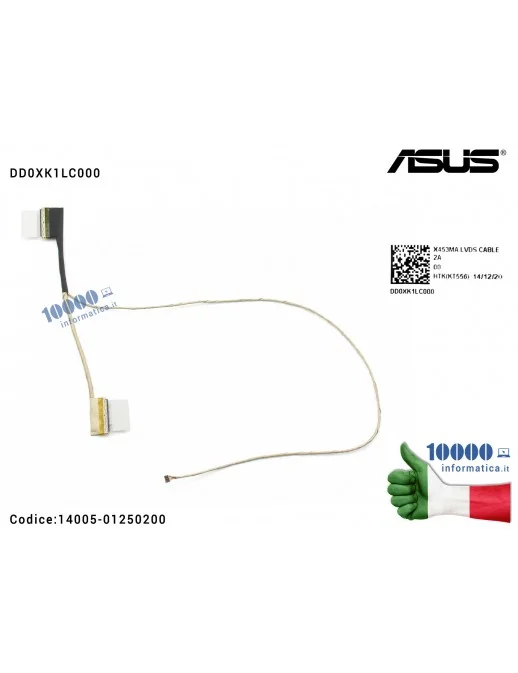 14005-01250200 Cavo Flat LCD ASUS X453 X403M X453MA R413M 14005-01250000 DD0XK1LC000