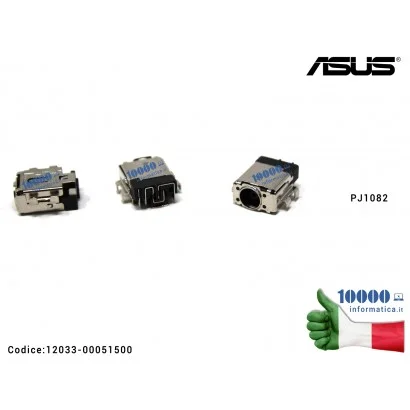 12033-00051500 Connettore DC Power Jack PJ1082 ASUS X560 X570 F560 F560U F560UD FX570U X560U X560UD X570U X570UD 12033-00051500