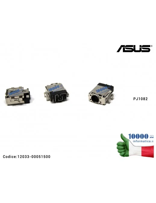 12033-00051500 Connettore DC Power Jack PJ1082 ASUS X560 X570 F560 F560U F560UD FX570U X560U X560UD X570U X570UD 12033-00051500