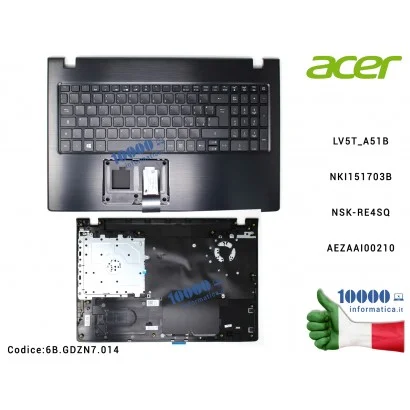 6B.GDZN7.014 Tastiera Italiana Completa di Top Case Superiore ACER Aspire E5-523 E5-575 E5-575G TravelMate TMP259-G2-M TMP259...