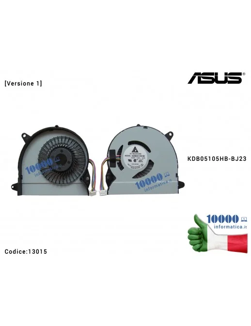 13GN2J1AM010 Ventola Fan CPU ASUS [Versione 1] U32V U32VM U32 U32JC U32U U32VJ X32U X32V U82V 13GN2J1AM010-1 13GN2J1AM010-2 K...