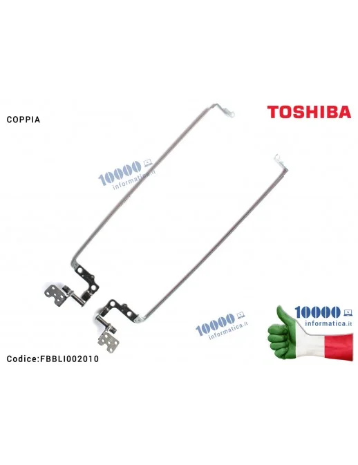 FBBLI002010/4010 Cerniere Hinges Cerniera TOSHIBA Satellite L50-B L55-B L50D-B L55D-B [COPPIA] FBBLI002010 FBBLI004010