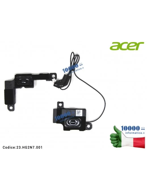 23.HG2N7.001 Altoparlante Speaker Audio (COPPIA) ACER Aspire A315-55G A315-55KG 23HG2N7001