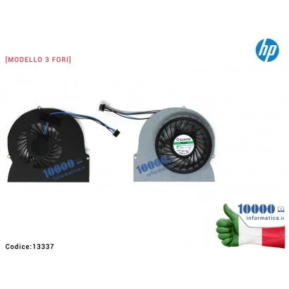 13337 Ventola di Raffreddamento Fan CPU HP [3 FORI] EliteBook 8560W 8570W 8560P MF60150V1-C000-S9A