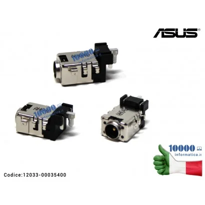 12033-00035400 Connettore di Alimentazione DC Power Jack ASUS VivoBook X409 X409B X409BA X509 X509F X509FL X509U X509UB X545F...