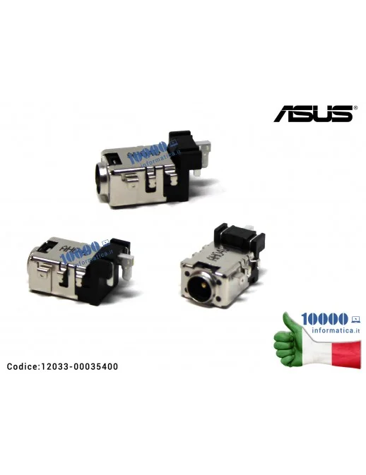 12033-00035400 Connettore di Alimentazione DC Power Jack ASUS VivoBook X409 X409B X409BA X509 X509F X509FL X509U X509UB X545F...