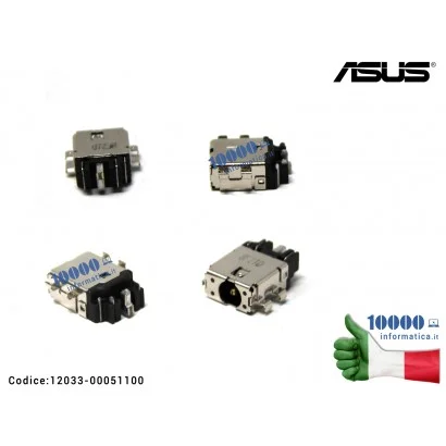 12033-00051100 Connettore DC Power Jack PJ1086 ASUS VivoBook Flip TP410U TP410UA Q405 Q405U Q405UA 12033-00051100