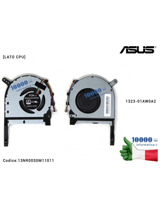 13NR00S0M11011 Ventola Fan CPU ASUS TUF Gaming FX505 FX505G FX505GM FX705D FX705DU FX705G FX705GM [GTX 1060] 1323-01AW0A2 13N...