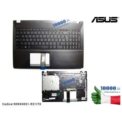 90NX0051-R31IT0 Tastiera Italiana Completa di Top Case Superiore ASUS P552LA P2520LA P552SA 13N0-TLA0201 13NX0061P06011 13NX0...