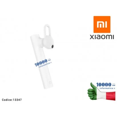 13347 Cuffia Bluetooth in-Ear [Bianca] XIAOMI Mi Bluetooth Headset Basic Monaural Wireless