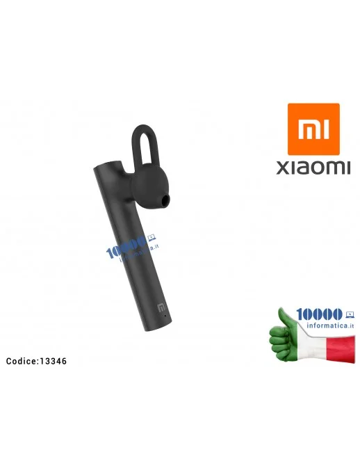 13346 Cuffia Bluetooth in-Ear [Nero] XIAOMI Mi Bluetooth Headset Basic Monaural Wireless