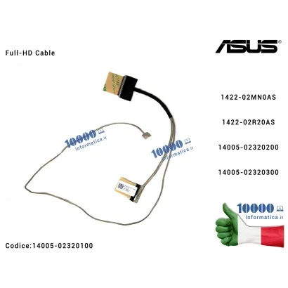 14005-02320100 Cavo Flat LCD ASUS X542 X542U X542UA X542UF X542UN X542UQ X542UR K542 F580U F580 A580U [FHD] 1422-02MN0AS 1422...