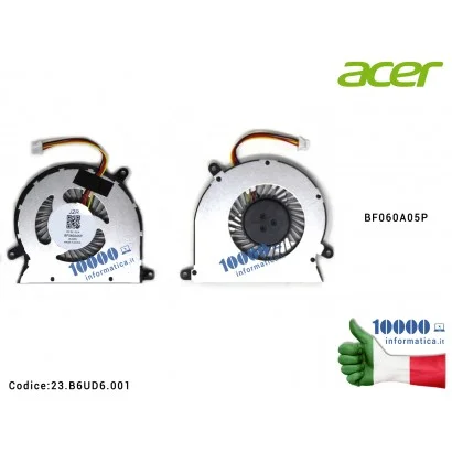 23.B6UD6.001 Ventola di Raffreddamento Fan CPU ACER All In One Aspire AC22-720 AC22-76 AC22-760 AC24-76 AC24-760 C22-760 C24-...