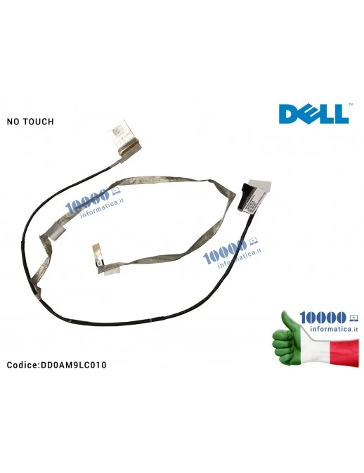 14XJ8 Cavo Flat LCD DELL Inspiron 7000 7557 7559 15.6" (30 PIN) [NON TOUCH] 014XJ8 DD0AM9LC010 DD0AM9LC000