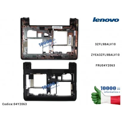 04Y2063 Bottom Case LENOVO ThinkPad X130E 04Y2063 FRU04Y2063 Lower Case Scocca Inferiore 3ZFL9BALV10 ZYEA3ZFL9BALV10