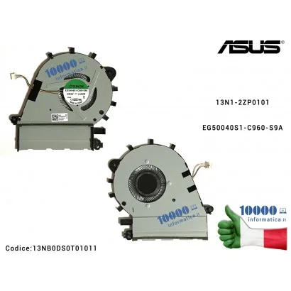 13NB0DS0T01011 Ventola di Raffreddamento Fan CPU ASUS ZenBook UX430 UX430U UX430UA UX430UN UX430UQ 13N1-2ZP0101 EG50040S1-C96...