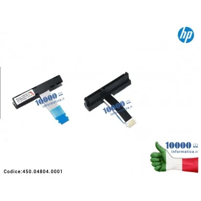 450.04804.0001 Cavo Connettore Hard Disk HDD SATA HP Pavilion X360 15-BK 13-S 13-S115NL Envy M6-W M6-W010DX 450.04804.1001 45...