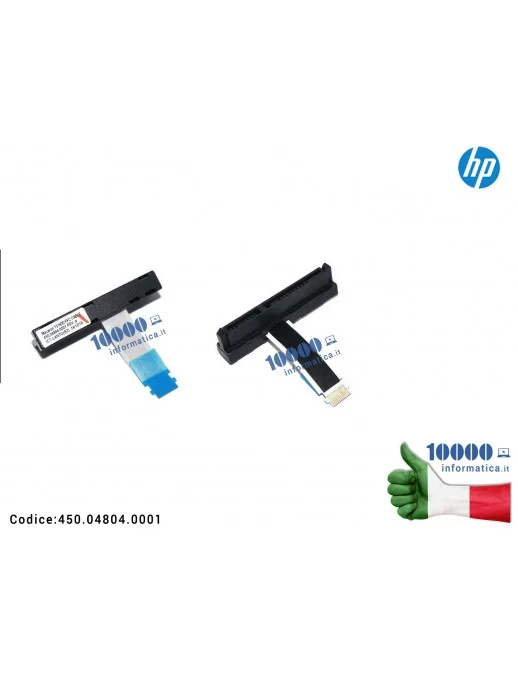 450.04804.0001 Cavo Connettore Hard Disk HDD SATA HP Pavilion X360 15-BK 13-S 13-S115NL Envy M6-W M6-W010DX 450.04804.1001 45...