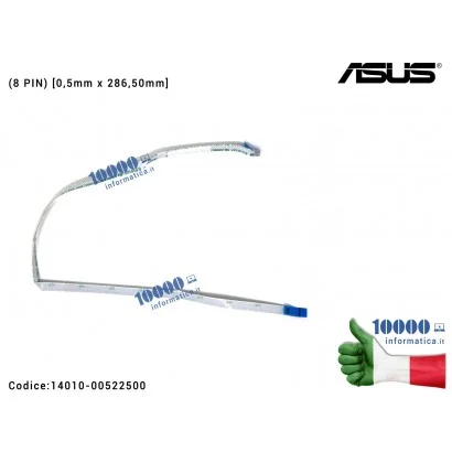 14010-00522500 Cavo Collegamento Touchpad TP FFC (8 PIN) [0,5mm x 286,50mm] ASUS VivoBook X542 X542B X542BA X542BP X542U X542...