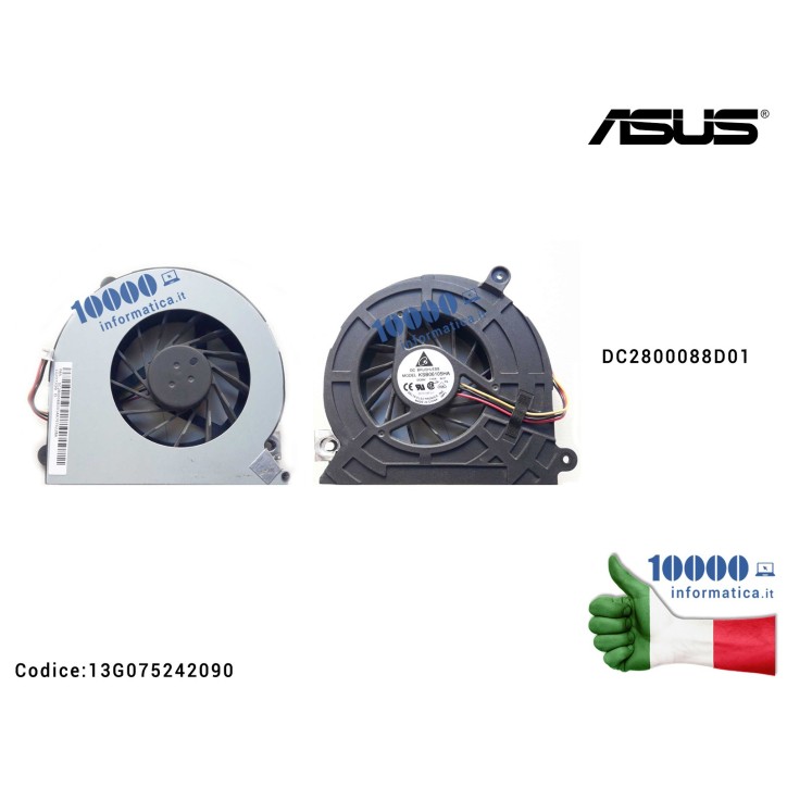 Ventola di Raffreddamento Fan CPU ASUS All In One ET2010 ET2011 (3 PIN) NCL30 KSB06105HA-9L01 ET2010AG ET2010AGT ET2010P ET2010P Ventola di Raffreddamento Fan CPU ASUS All In One ET2010 ET2011 (3 PIN) NCL30 KSB06105HA-9L01 ET2010AG ET2010AGT ET2010P ET2010P