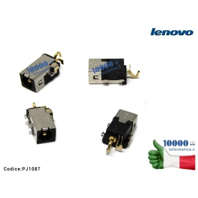 PJ1087 Connettore di Alimentazione DC Power Jack PJ1087 LENOVO IdeaPad 130S-14IGM (81KU)