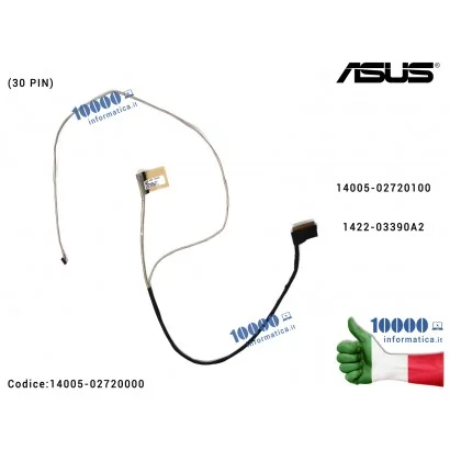 14005-02720000 Cavo Flat LCD ASUS TUF FX705 (30 PIN) FX705G FX705GD FX705GM FX705D FX705DY GX531 FX865 FX705GX 1422-03390A2 1...