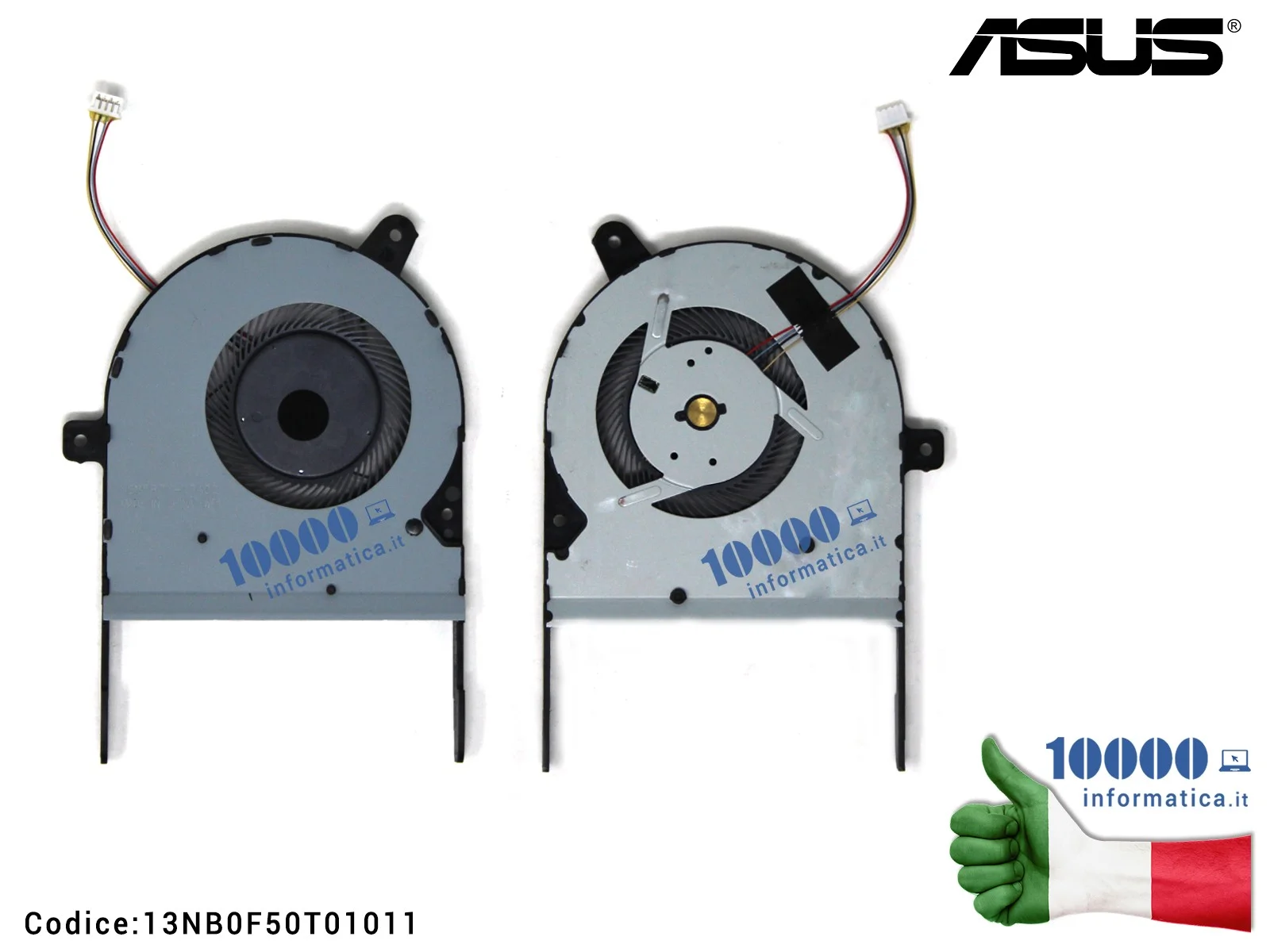 13NB0F50T01011 Ventola Fan CPU ASUS VivoBook S505 X505 S505B X505B S505BA X505BA X505BP S505BP X505U X505UV S505UV 13NB0F50T0...