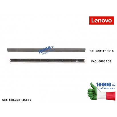 5CB1F36618 Copri Cerniere Coperchio LENOVO [Grigio Platino] IdeaPad 1-15ADA7 (82R1) 1-15AMN7 (82VG) [GRIGIO] 5CB1F36618 FRU5C...