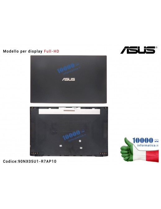90NX05U1-R7AP10 Cover LCD ASUS [FHD] ExpertBook B1 B1502C B1502CBA B1502CVA B1502CGA (Star Black) 90NX05U1-R7AP10