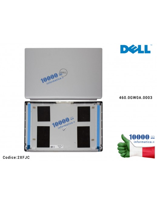 2XFJC Cover LCD DELL Inspiron 13 5390 5391 (SILVER) 2XFJC CN-02XFJC 02XFJC 460.0GW0A.0003