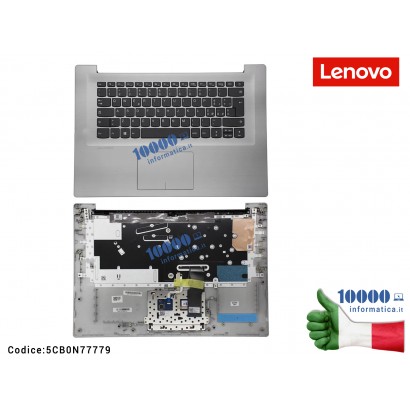 5CB0N77779 Tastiera Italiana Completa di Top Case Superiore LENOVO IdeaPad 320S-15 [SILVER] 320S-15ISK (80Y9) 320S-15IKB (81B...