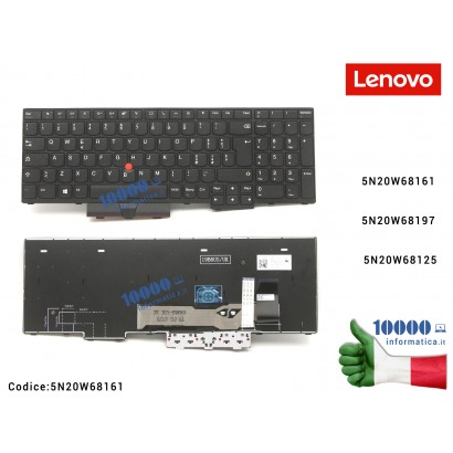 5N20W68161 5N20W68161 Tastiera LENOVO ThinkPad L15 Gen 1 (20U7) (20U8) L15 Gen 2 (20X3) (20X4) 5N20W68161 5N20W68197 5N20W681...