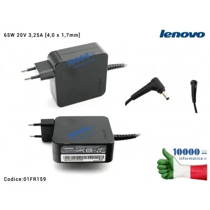 01FR159 Alimentatore LENOVO 65W 20V 3,25A [4,0 x 1,7mm] IdeaPad S540 310-15IKB 330S-15ARR 330-15IKB YOGA 530 520 520-14IKB 32...