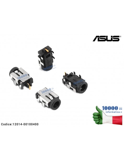 Connettore di Alimentazione DC Power Jack PJ459 ASUS ZenBook UX21 UX21E UX31 UX31E 12014-00100400