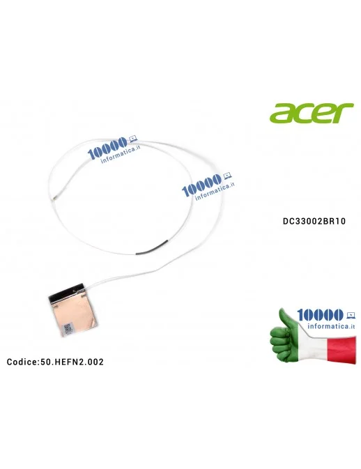 50.HEFN2.002 Cavo Antenna Wi-Fi WLAN AUX (BIANCO) ACER Aspire A315-42 A315-42G A315-54 A315-54K Extensa 215-51 215-51G 215-51...