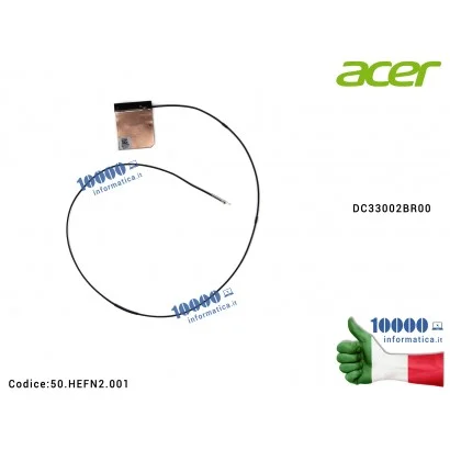 50.HEFN2.001 Cavo Antenna Wi-Fi WLAN Main (NERO) ACER Aspire A315-42 A315-42G A315-54 A315-54K Extensa 215-51 215-51G 215-51K...