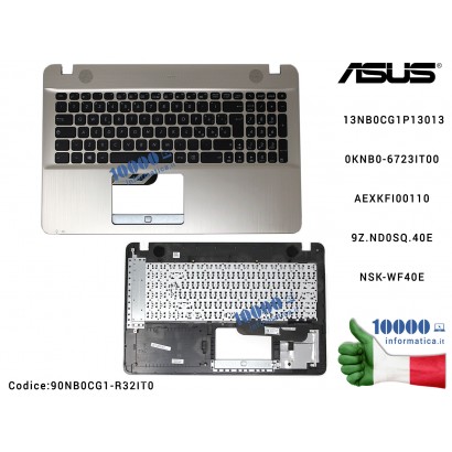 90NB0CG1-R32IT0 Tastiera Italiana Completa di Top Case Superiore ASUS VivoBook Max F541 X541 [GOLD] F541N F541NA F541S F541SC...