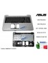 90NB0647-R32IT0 Tastiera Italiana Completa di Top Case Superiore [SILVER] ASUS X555LA F555LA X554LA X555LD A555L A555LB A555L...