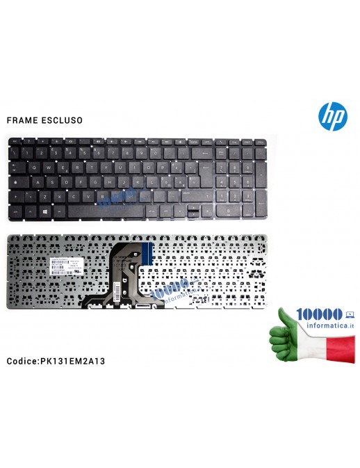 Tastiera Italiana HP 15-AC 15-AF 15-AY 15-BA 250 G4 255 G4 256 G4 250 G5 255 G5 PK131EM2A13 PK131O23A13