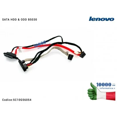 5C10G56054 Cavo Connettore Hard Disk SATA HDD & ODD B5030 LENOVO B50-30 B50-35 (Touch) All-in-One (F0AU) SPM10524081103 5C10G...