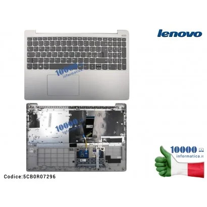 5CB0R07296 Tastiera Italiana Completa di Top Case Superiore LENOVO [Platinium Grey] IdeaPad 330S-15IKB (81F5) 5CB0R07296