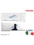 V000211130 Tastiera Italiana TOSHIBA Satellite C650 C660 C670 L650 L670 L750 L755 (BIANCO)