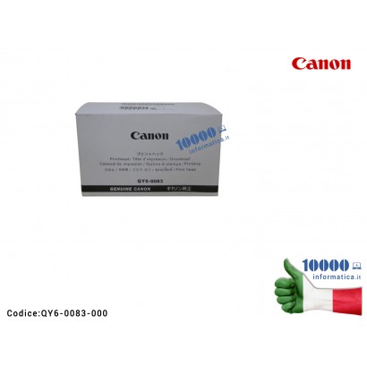 QY6-0083-000 TESTINA DI STAMPA NERA ORIGINALE CANON MG6320 MG7120 MG7520 MG7720 IP8720 QY6-0083-000 Canon Print Head Black MG...