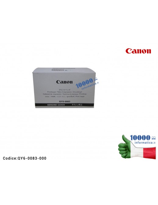 QY6-0083-000 TESTINA DI STAMPA NERA ORIGINALE CANON MG6320 MG7120 MG7520 MG7720 IP8720 QY6-0083-000 Canon Print Head Black MG...