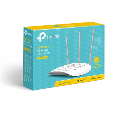 TP-Link TL-WA901ND V5.0 Access Point Wireless, 450 Mbps, 3 Antenne Esterne, WPS, PoE
