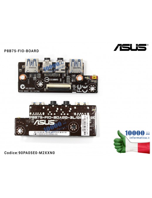 USB Audio Board ASUS P8B75 P8B75-F IO BOARD 3L DP CARD 90PA05E0-M2XBN0