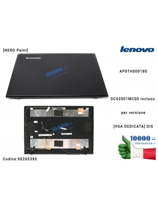 90205395 Cover LCD LENOVO IdeaPad Z50-70 Z50-75 G50 G50-30 G50-70 G50-45 G50-80 [NERO Paint] AP0TH000180 90205395