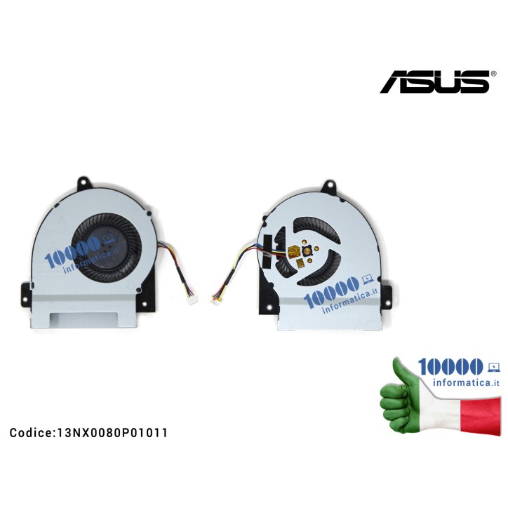 Ventola di Raffreddamento Fan CPU ASUS Asus ASUSPRO P2520L P2520LA P452L P452LA P452LJ P452SA P452SJ P552L P552LJ P552S P552SA P Ventola di Raffreddamento Fan CPU ASUS Asus ASUSPRO P2520L P2520LA P452L P452LA P452LJ P452SA P452SJ P552L P552LJ P552S P552SA P