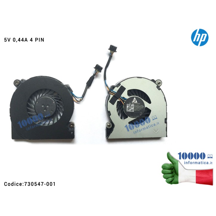 Ventola di Raffreddamento Fan CPU HP EliteBook 720 G1 820 G1 820 G2 KSB0405HB-CM46 6033B0033301