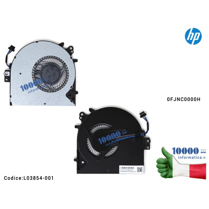 Ventola di Raffreddamento Fan CPU HP ProBook 450 G5 450 455 470 G5 0FJNC0000H Ventola di Raffreddamento Fan CPU HP ProBook 450 G5 450 455 470 G5 0FJNC0000H